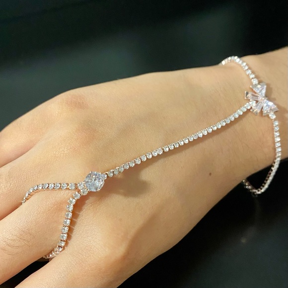 Crystal Ring Bracelet - Picture 1 of 5